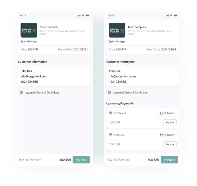 Payment Example 1